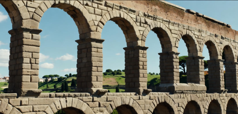 The Roman Aqueducts and Their Engineering Genius