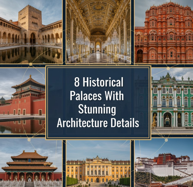 8 Historical Palaces With Stunning Architecture Details
